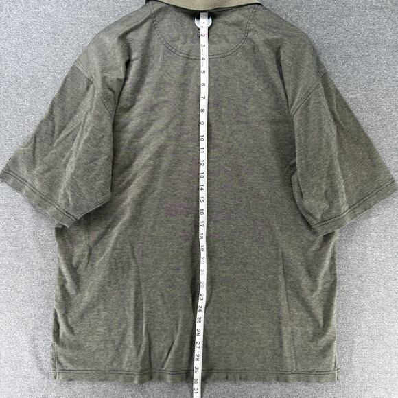 Tehama Clint Polo Shirt Men's Large 100 Pima Cotton Double Mercerized Fox Hollow - Picture 10 of 13